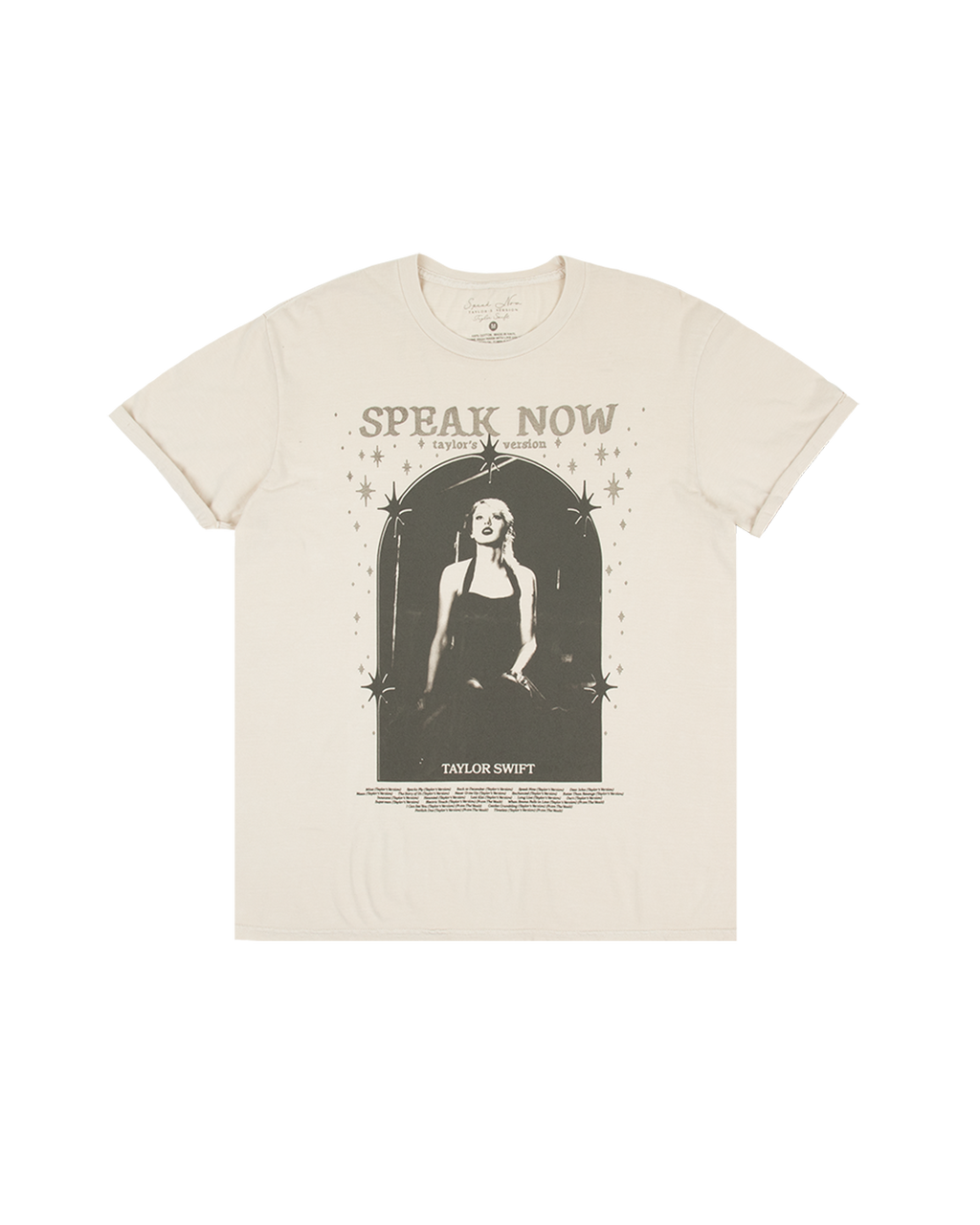 Speak Now (Taylor's Version) Tracklist Taupe T-Shirt